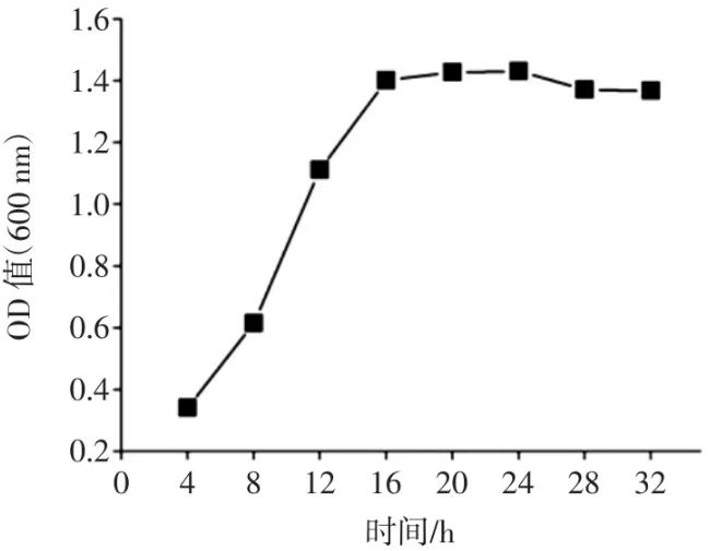 葡萄糖、乳酸鈉對(duì)丙酸桿菌生長(zhǎng)曲線的影響（一）